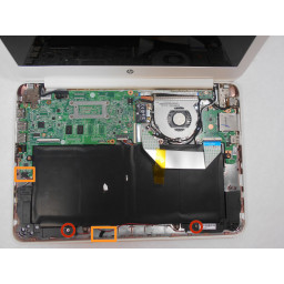Замена динамика HP Chromebook 14-Q010DX